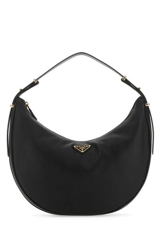 Black Leather Big Arquã¨ Handbag - Prada - Modalova