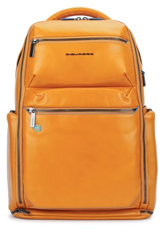 Zaino 2 Comparti In Pelle _porta Pc 15,6 - Piquadro - Modalova