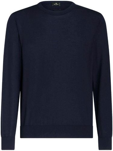 Logo-embroidered Sleeved Knitted Jumper - Etro - Modalova