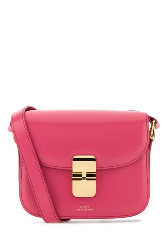 A. P.C. Fuchsia Leather Mini Grace Crossbody Bag - A.P.C. - Modalova