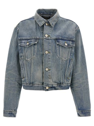 Balenciaga Logo Denim Jacket - Balenciaga - Modalova