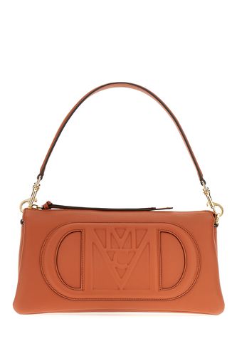 Caramel Leather Small Travia Shoulder Bag - MCM - Modalova