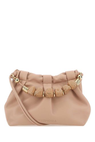 Powder Pink Vegan Fabric Thetis Handbag - THEMOIRè - Modalova