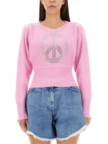 M05CH1N0 Jeans Peace Symbol Jersey - M05CH1N0 Jeans - Modalova