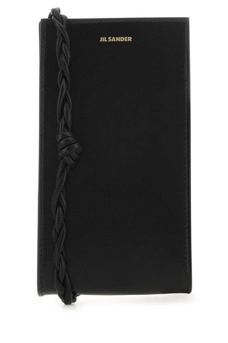 Jil Sander Black Leather Phone Case - Jil Sander - Modalova