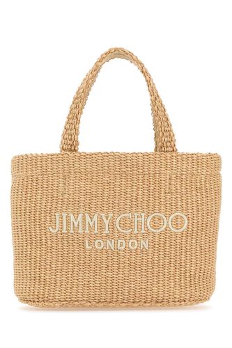 Beige Rafia Mini Beach Handbag - Jimmy Choo - Modalova