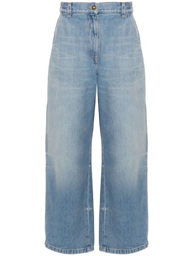 Light Cotton Denim Jeans - Palm Angels - Modalova