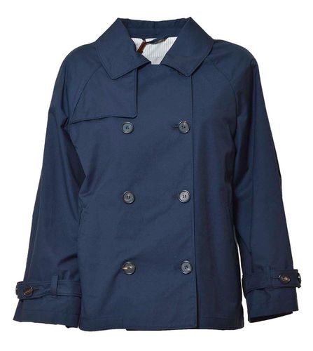 Double Breasted Oversized Trench Coat - Max Mara - Modalova