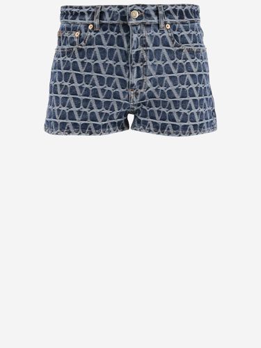 Iconographe Toile Shorts - Valentino - Modalova