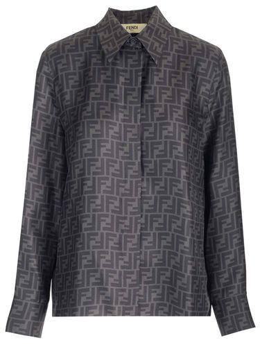 Fendi Silk Twill Shirt - Fendi - Modalova