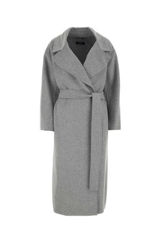 Light Grey Wool Olanda Coat - 'S Max Mara - Modalova