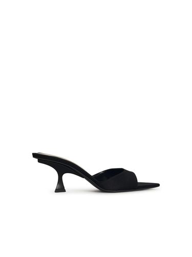 The Attico bes Black Satin Sandals - The Attico - Modalova