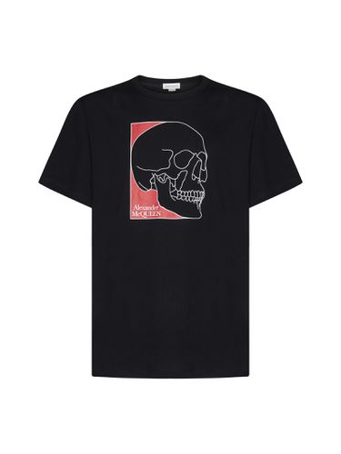 Skull Print T-shirt - Alexander McQueen - Modalova