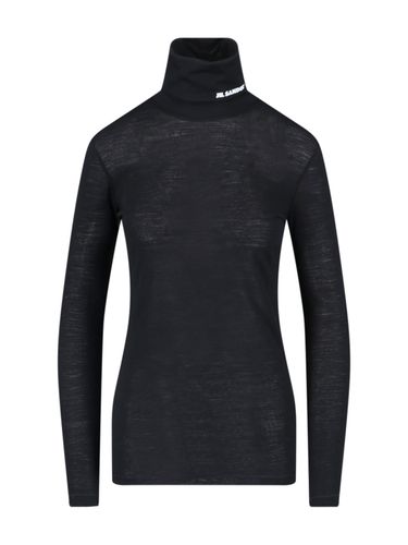 Jil Sander Logo Turtleneck Sweater - Jil Sander - Modalova