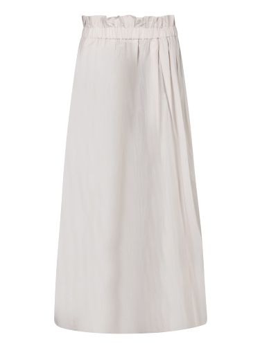 Herno New Taffeta Skirt Beige - Herno - Modalova