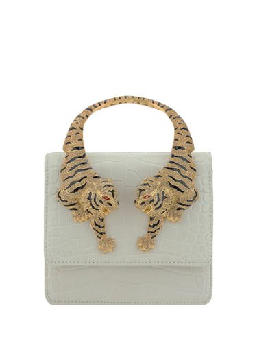 Medium Roar Shoulder Bag With Jewelled Tigers - Roberto Cavalli - Modalova