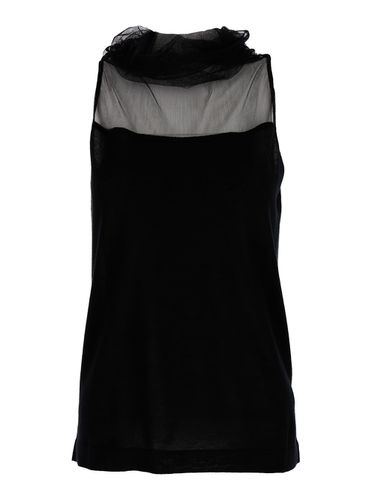 High Neck Top In Silk & Cashmere Blend Woman - Fabiana Filippi - Modalova