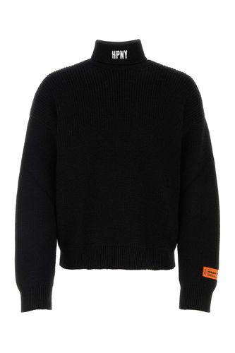 HERON PRESTON Black Wool Sweater - HERON PRESTON - Modalova