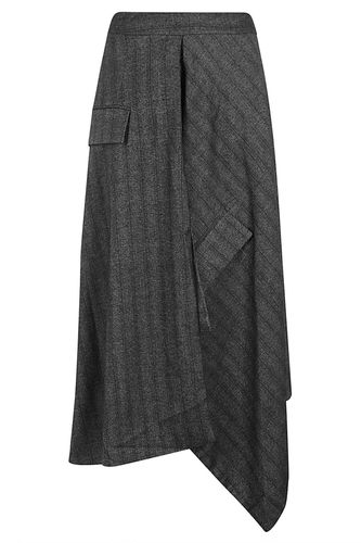 Striped Draped Skirt - REMAIN Birger Christensen - Modalova