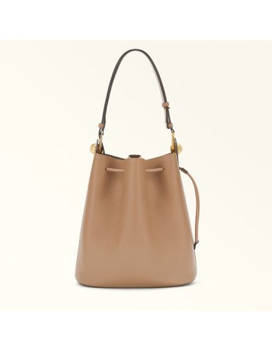 Sfera S Bucket Bag In Color Leather - Furla - Modalova