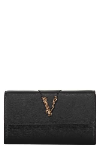 Versace Leather Clutch - Versace - Modalova