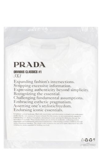 Prada Set Of Three Cotton T-shirts - Prada - Modalova