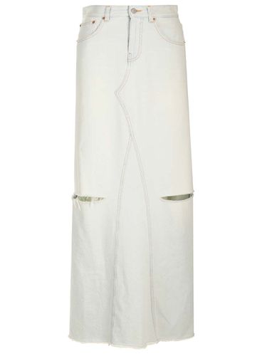 Denim Long Skirt - MM6 Maison Margiela - Modalova