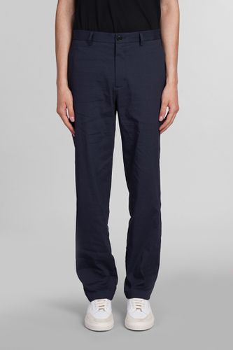 Theory Pants In Blue Linen - Theory - Modalova