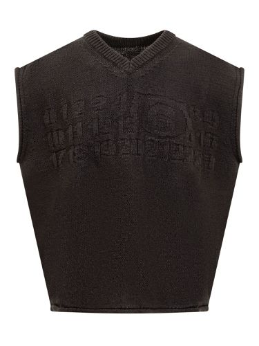 MM6 Maison Margiela V-neck Vest - MM6 Maison Margiela - Modalova