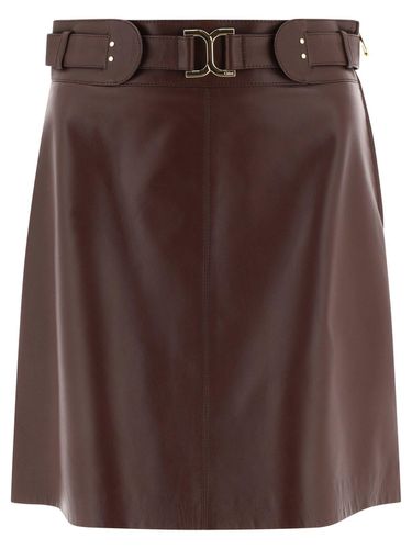Chloé Leather Mini Skirt - Chloé - Modalova