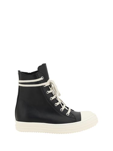 Rick Owens Leather Sneakers - Rick Owens - Modalova