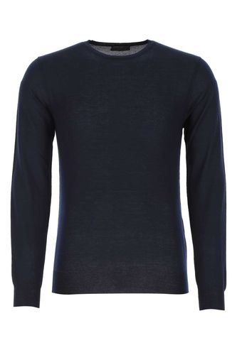 Prada Navy Blue Cashmere Sweater - Prada - Modalova