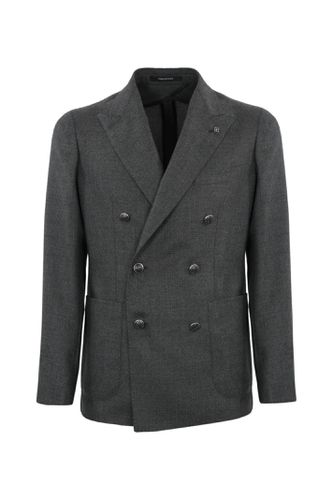 Double-breasted Jacket In Virgin Wool - Tagliatore - Modalova