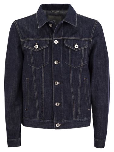 Four-pocket Jacket In Lightweight Denim - Brunello Cucinelli - Modalova