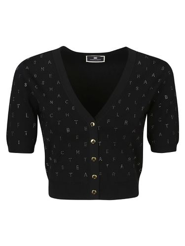 Tricot Short Sleeve Sweater - Elisabetta Franchi - Modalova