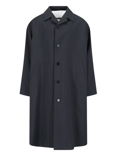 Single-breasted Wool Coat - Jil Sander - Modalova