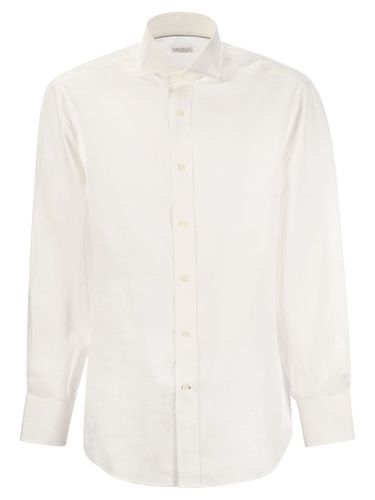 Camicia Taschino Bianco - Brunello Cucinelli - Modalova