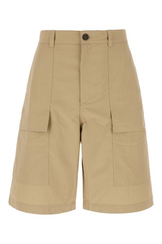 Beige Cotton Blend Bermuda Shorts - Studio Nicholson - Modalova