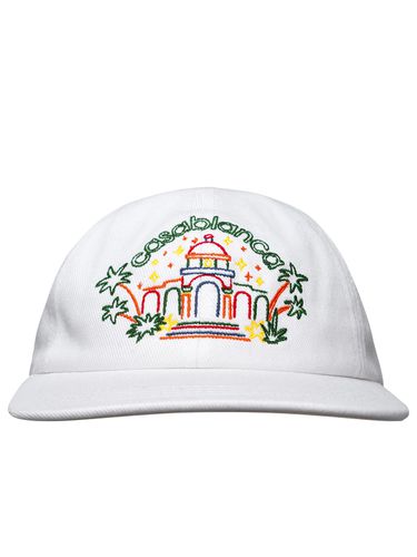 Casablanca White Cotton Hat - Casablanca - Modalova