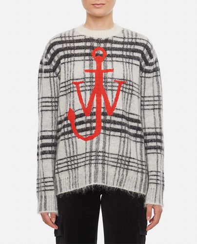 J. W. Anderson Tartan Check Wool Blend Jumper - J.W. Anderson - Modalova