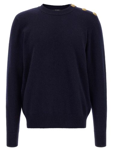 Balmain leone Catena Button Sweater - Balmain - Modalova