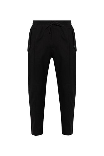 Pleated Straight-leg Trousers - M05CH1N0 Jeans - Modalova