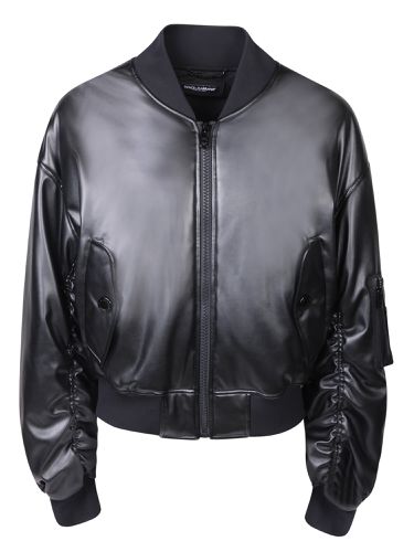 Faux-leather Jacket - Dolce & Gabbana - Modalova