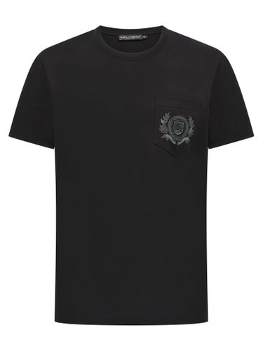 Embroidery Pocket T-shirt - Dolce & Gabbana - Modalova