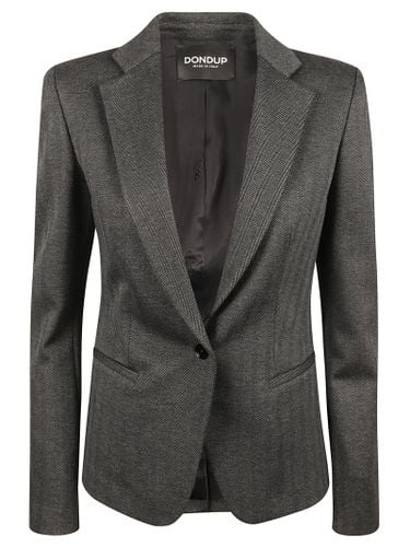 Dondup Rear Slit Slim Fit Blazer - Dondup - Modalova