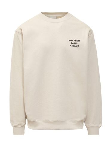 Logo-printed Crewneck Sweatshirt - Drôle de Monsieur - Modalova