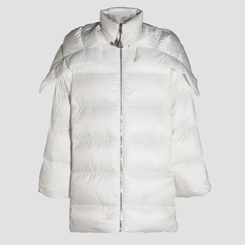 White Down Jacket - Moncler + Rick Owens - Modalova