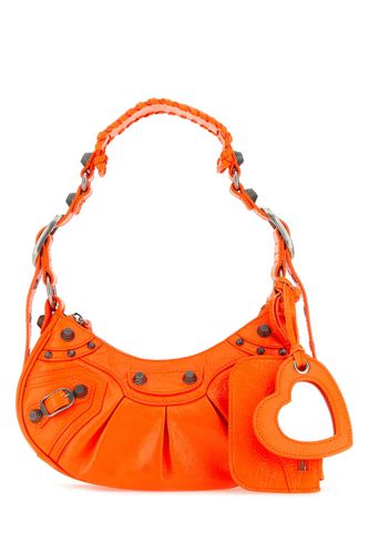 Fluo Orange Nappa Leather Le Cagole Xs Shoulder Bag - Balenciaga - Modalova