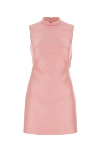 Prada Pink Satin Mini Dress - Prada - Modalova