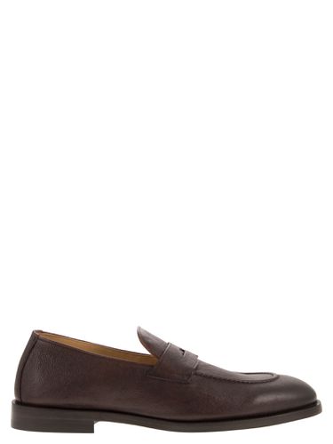 Fine-grain Calfskin Penny Loafer - Brunello Cucinelli - Modalova